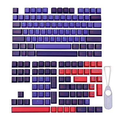 China Factory Custom Keycap Aluminum Set Profile PBT 108 Keycap Double Stroke Full Set With 49 New Arrival Added Keycaps for sale