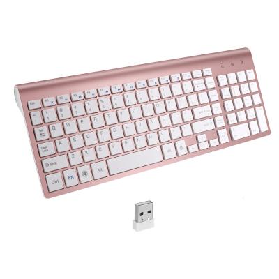 China USB Plug 2.4G Wireless Direct Slim Desktop Notebook Keyboard USB Factory Spot Typing Mute for sale