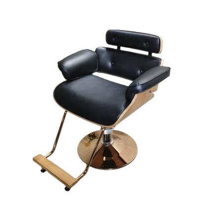 China Japanese Style Manufacturer Supply Hot Sale Beauty Salon Cheap Price Heavy Duty Hydraulic Vintage Beauty Salon Modern Golden Antique Styling Chair for sale