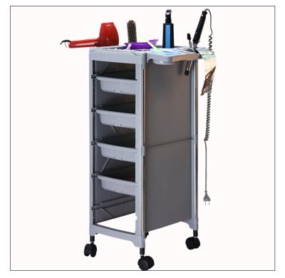 China Wholesale China Gemei Modern Salon Furniture Black Hairdresser Salon Beauty Trolley Factory Supply Modern Trolley With Wheels For Sale for sale