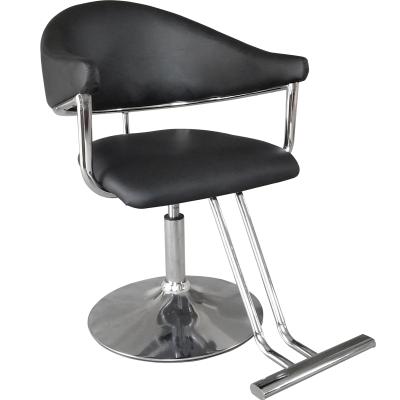 China 2021 Factory New Modern Simple Style Gemei Salon Chair Swivel And Leather Material Barstool Barber Chair Cheap Price Adjustable for sale