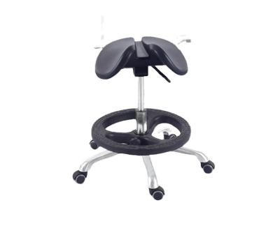 China Sichuan Gemei Factory Supply Modern Big PU 360 Degree Swivel Saddle Chair With High Quality Material Customer Chair Stool for sale