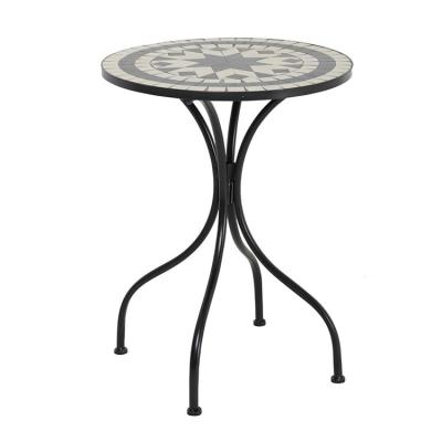 China Affordable Durable Hot Selling Metal Mosaic Garden Metal Folding Table for sale