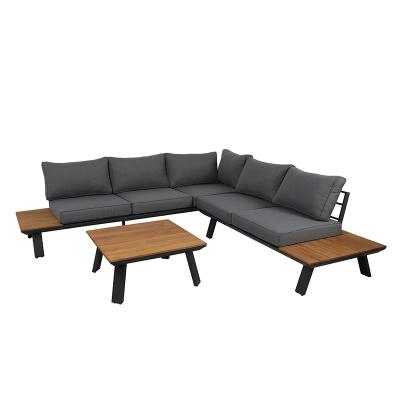 China Outdoor Modern Hot Selling Patio Power Sofa Set Fabric Furniture Modern Style Sectional Sofa Set for sale