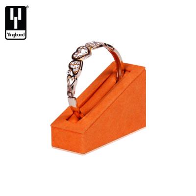 China Jewelry Store High End Micro Fiber Bangle Bracelet Stand Jewelry Display for sale