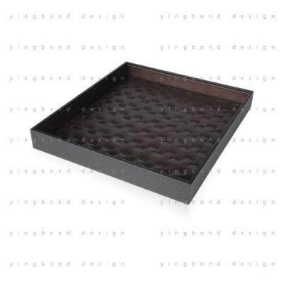 China Jewelry Store Exhibit Tray With Lid Packaging Box Jewelry Tray Jewelry Box for sale