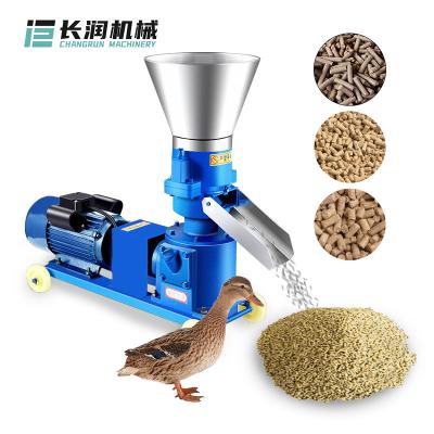 China Small Fish Feed Roll Pellet Extruder Automatic Poultry Feed Machine Floating Cattle Feed Processing Machine for sale