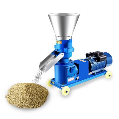 China Electric Small Feed Pellet Processing Machines Hot Sale Small Feed Pellet Processing Machine Rabbit Pig Chicken Pellet Machine Prices 3mm 5mm for sale