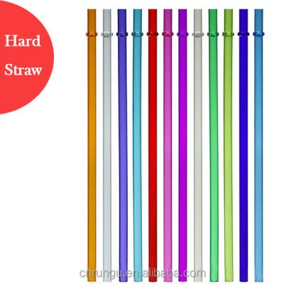 China Translucent Hardworks AS Clear Plastic Drinking Straw for Juice Tumbler for sale