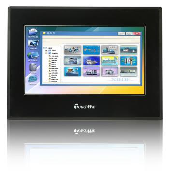 China 7 Inch LCD Industrial HMI System RS232 With Omron And AB PLC for sale