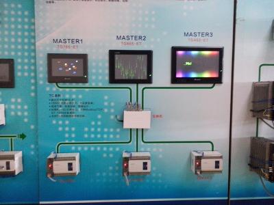 China PLC integrado HMI de los interfaces de máquina humanos de los puertos serie eléctrico en venta