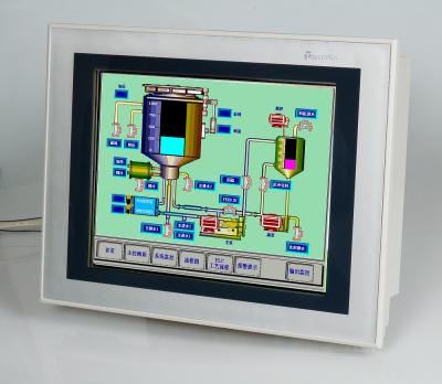 China IP65 24V TFT LCD Human Machine System USB Port Connect U-disk for sale