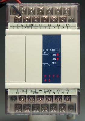 China RS232 en RS485-PLC Programmeerbaar Logicacontrolemechanisme 14 I/O Impulsoutput Te koop