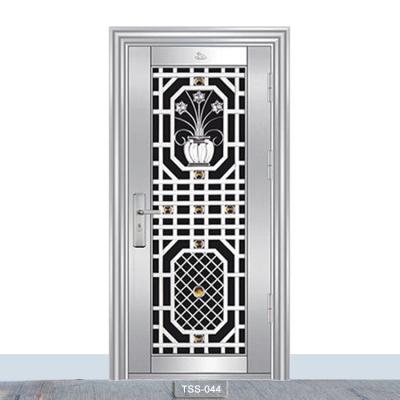 China Economical House Door wrought Iron Interior Gate Stainless Steel Grill Door Design for sale