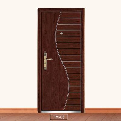 China Door manufacture swinging armored door hign quality wood steel door for sale