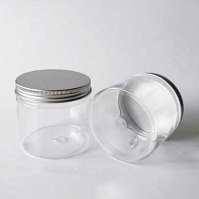 China BEAUTY PACKAGING Body Lotion Packaging Clear Plastic Jar Pet Jar Private Label Moisturizer Shea Body Butter Jar Body Scrub Jar for sale