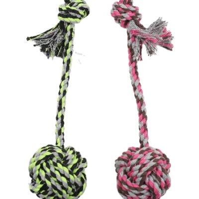 China Factory Manufacturer Sustainable Cotton Rope Ball Toy Dog Chew Toy for sale