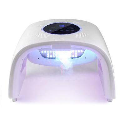 China Pigment Removal PDT Light Therapy 7 Color PDT Skin Acne Machine LED Light Therapy Beauty Machine With Stream Mist Jet for sale