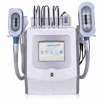 China Dual Chin 360 Multi Functional Cryo RF Device Vacuum Fat Weight Loss Cavitation Loss Slimming Cryo Therapy Freeze Machine Price for sale