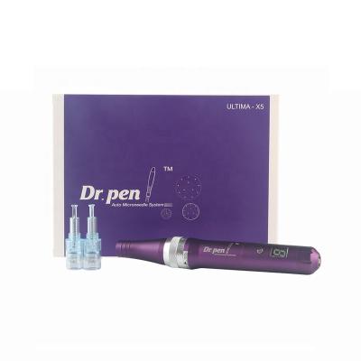 China Rechargeable Dr. Meso Wireless Derma Pen System Dr Pen Powerful Ultima X5 Microneedle Dermapen Rolling Derma Pen Anti-Puffiness for sale