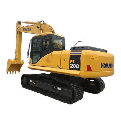 China High Quality PC200-7 Used Excavator 100% Digger With Rubber Crawler Used By Original Japanese 0.5-1m Crawler; ³ for sale