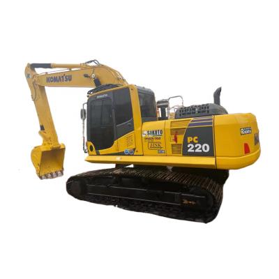 China Original KOMATSU Japan PC220 Used Crawler Excavator Top Quality Medium Second Hand Machinery Equipment 0.5-1m; ³ for sale