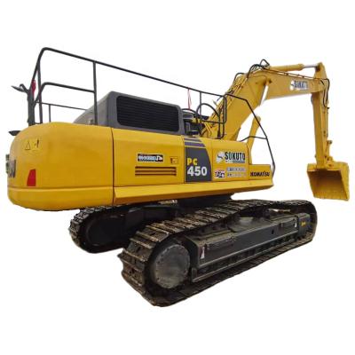 China Big Diggers Used Komatsu Excavator Heavy Machinery 45T Big Size Used Hydraulic Excavator With Best Price For Sale 1.5-2m² ³ for sale