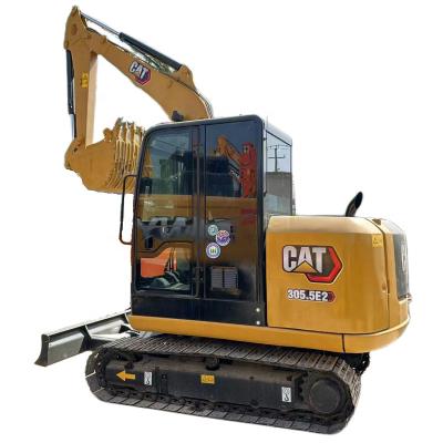 China 5.5 Ton Mini CAT 305.5 Crawler Excavator Used With Hydraulic Thumb Caterpillar 305.5E2 0.22mÂ ³ for sale