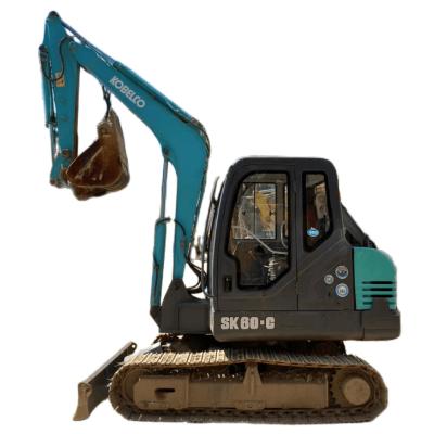 China Original Japan High Quality 6 Ton Used Construction Equipment Excavator Kobelco SK60C Used Mini Machinery Excavator 0.24mÂ ³ for sale