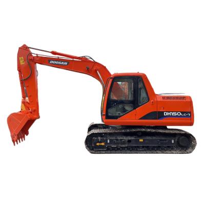 China 100% Original Korean Brand 15 Ton Used Machinery Doosan DH150 Excavator In Current Cheap Sale 0.75m; ³ for sale