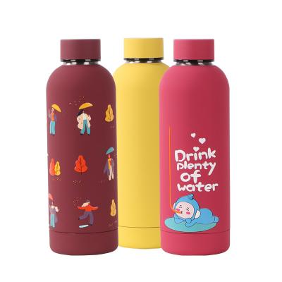 China China Wholesale PORTABLE Creative Fashion Small Portable Mouth Sports Stand Double Wall Bottled Water Bottle for sale