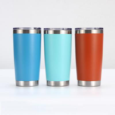 China Viable Factory Wholesale Large Capacity Stainless Steel Travel Mug 20oz Outdoor Daily Beer Mug for sale