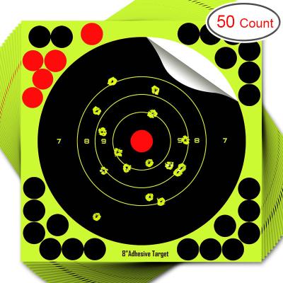 China Target Shoot Gun Targets Reactive Paper Shooting Sticker 9.5