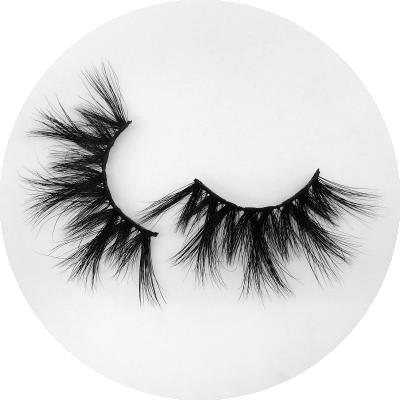 China 25mm Natural Soft Mink Eyelash Vendor Customized Boxes Wholesale 3D Eyelash Natural Soft Natural Mink Eyelashes for sale