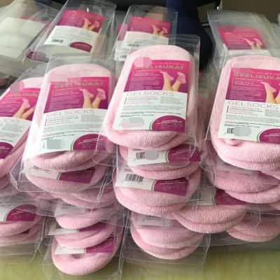 China Foot Beauty and Personal Care Foot and Hand Moisturizing Spa Soft Gel Pads Foot Care Silicone Gel Socks for sale