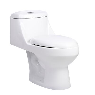 China EUROPEAN High Quality Bathroom Product Traditional Ceramic Water Closet One Piece Toilet for sale