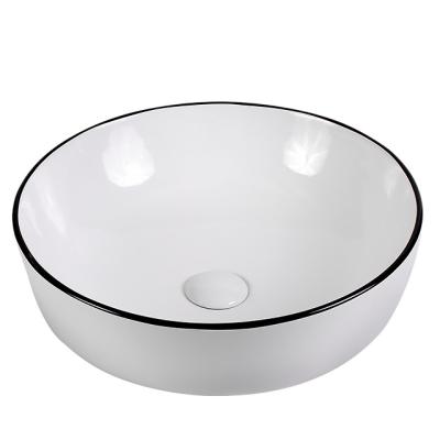 China Best Fashion Wash Basin Modern Sizes Welcome Bathroom Ceramic Hair Dresser Sink Wash Basin for sale