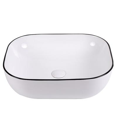 China Quality craft sink vanity porcelain cera basin modern white ceramic kitchen sink for sale