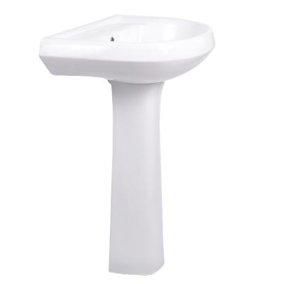 China Best Modern Selling Countertop Hot Vessel Basin Art Product Ceramic Freestanding Wash Basin for sale