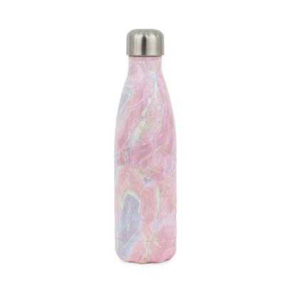 China Unconditional Love Sustainable High Gloss 17 oz. Geode Rose Stainless Steel Water Bottle for sale