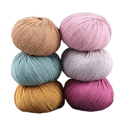 China Merino antistatic wool-acrylic and nylon blend wool yarn for knitting bags and scarf with Morandi colors for sale