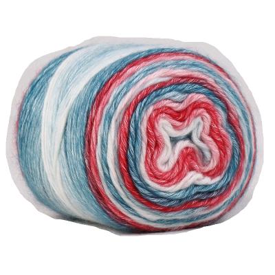 China Anti-bacteria Zhonghuai Space Dyed Polyester Acrylic Blended Yarn Knitting Yarn for sale