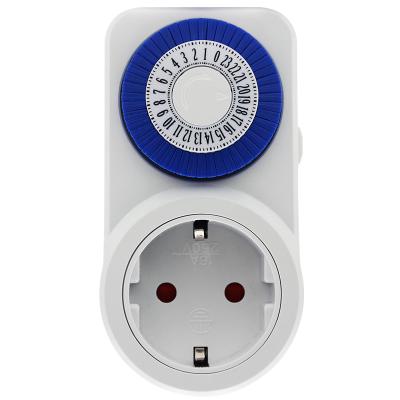 China Multifunctional TG-30A Germany 24 Hours Mini Mechanical Timer Plug Sockets Programmable Manual Switches for Home Appliance 230V/16A for sale