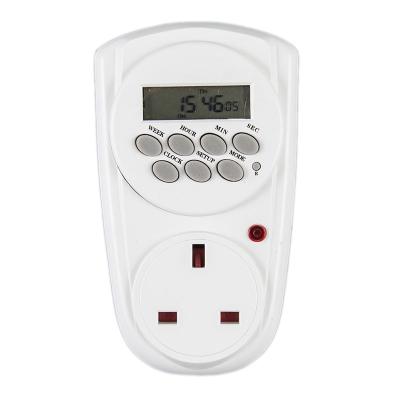 China ETE-12A Multifunctional England Britain UK 7 Days Weekly Digital Timer Socket Outlets Programmable Automatic Switches For Home Appliance 240V/13A for sale