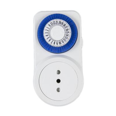 China Multifunctional TI-30A(b) Chili 24 Hours Socket Timer Programmable Manual Mechanical Switches Sockets for Home Appliance 230V/10A for sale