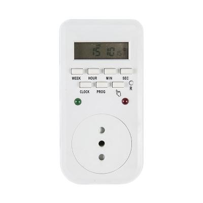 China Multifunctional ETI-65A(B)Chile 7 Days Weekly Digital Timer Socket Outlet Programmable Automatic Switches For Home Appliance 230V/10A for sale