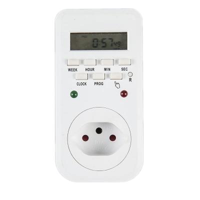 China Swiss Multifunctional ETS-65A 7 Days Weekly Digital Timer Socket Outlet Programmable Automatic Switches For Home Appliance 230V/10A for sale