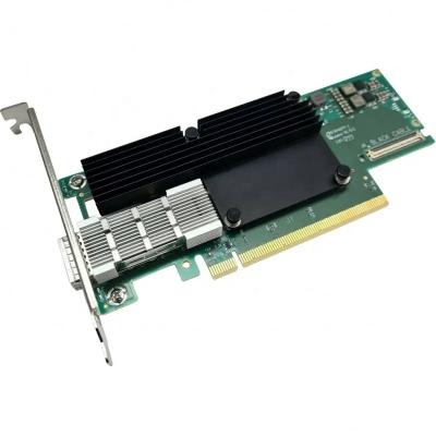 China Single-port MCX653105A-HDAT ConnectX-6 HDR IB (200Gb/s) and 200GbE QSFP56 PCIe3.0/4.0 x16 InfiniBand/Ethernet Adapter Server Card for sale