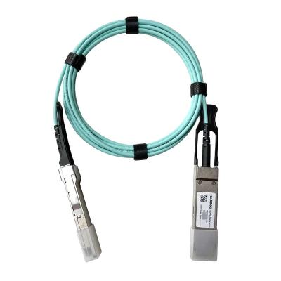 China HPC/AI Active Ethernet Fiber Optic Cable MFA1A00-E020 IB EDR 100GbE QSFP28 4*25GNRZ 20m for sale