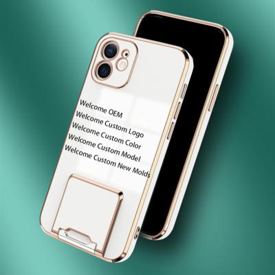 China Luxury 6d Shockproof Dragons Plating Soft TPU Mobile Phone Accessories Plating Cell Phone Case For Iphone 13 14 for sale